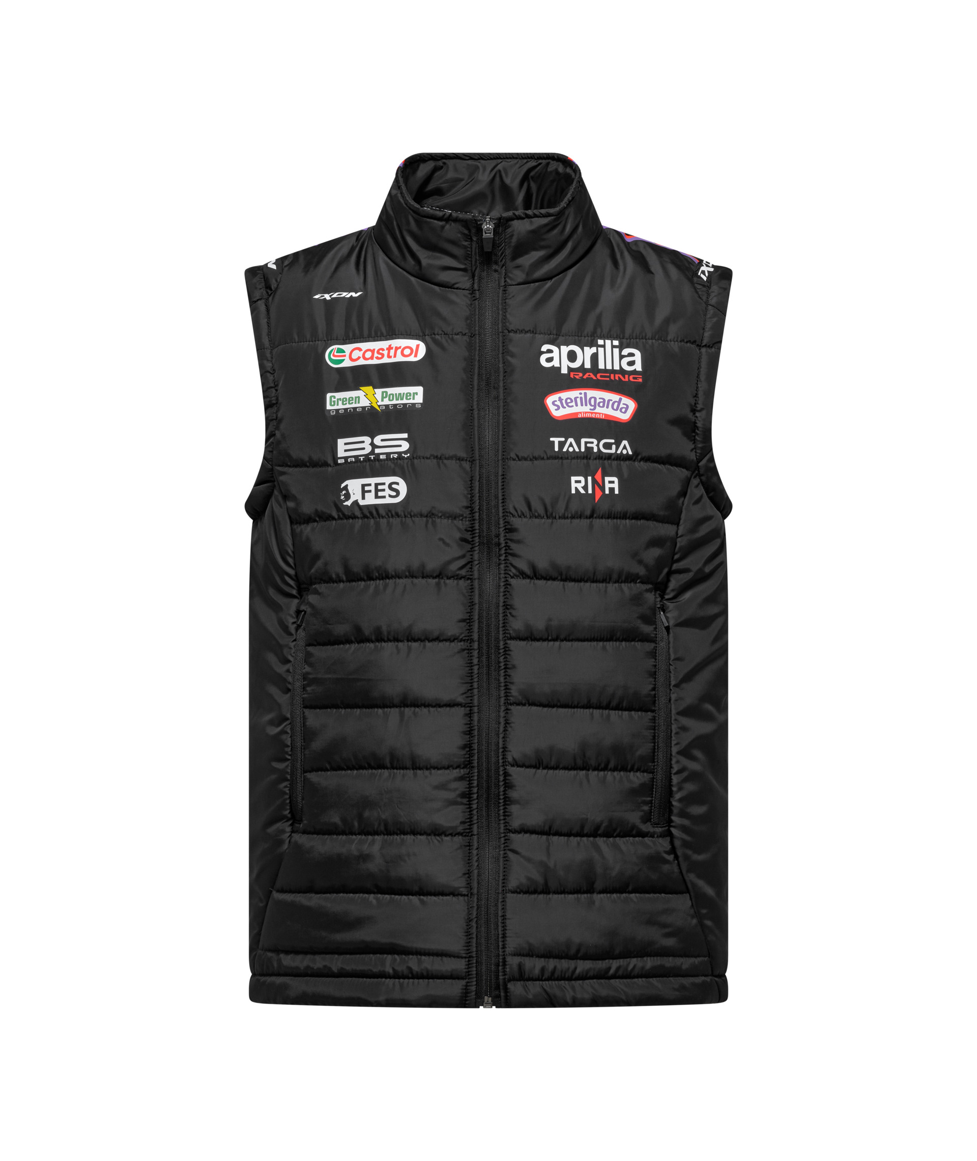 Chaleco Aprilia Racing Team Replica 2026 para hombre, negro