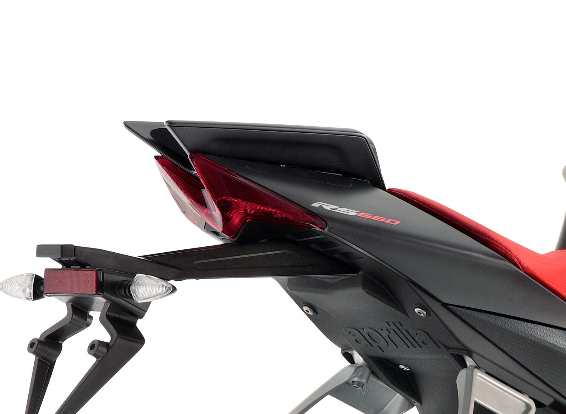 Funda asiento pasajero Apex Negro para Aprilia RS 660