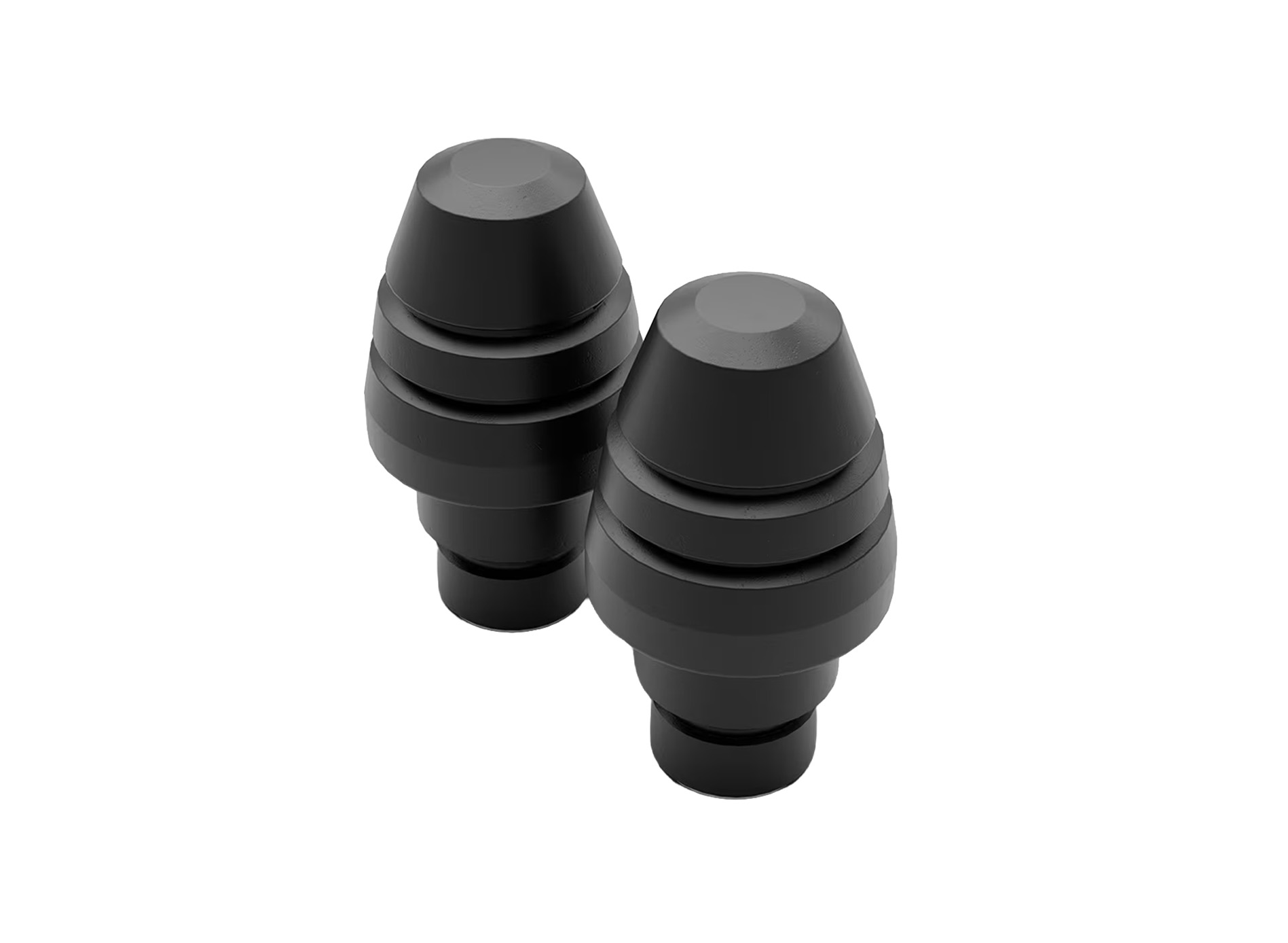 Contrapeso de manillar aluminio negro para Aprilia RSV4 / Tuono V4 1100 (25-)