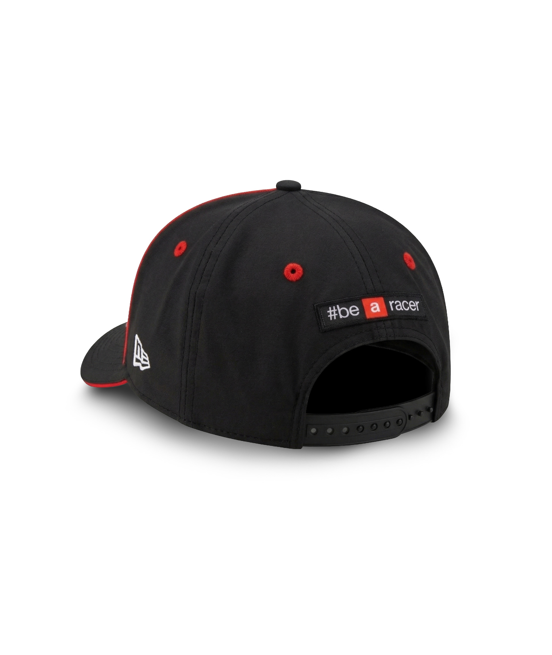 Gorra de béisbol Aprilia Racing Team 2026 New Era 9Seventy, en blanco y negro