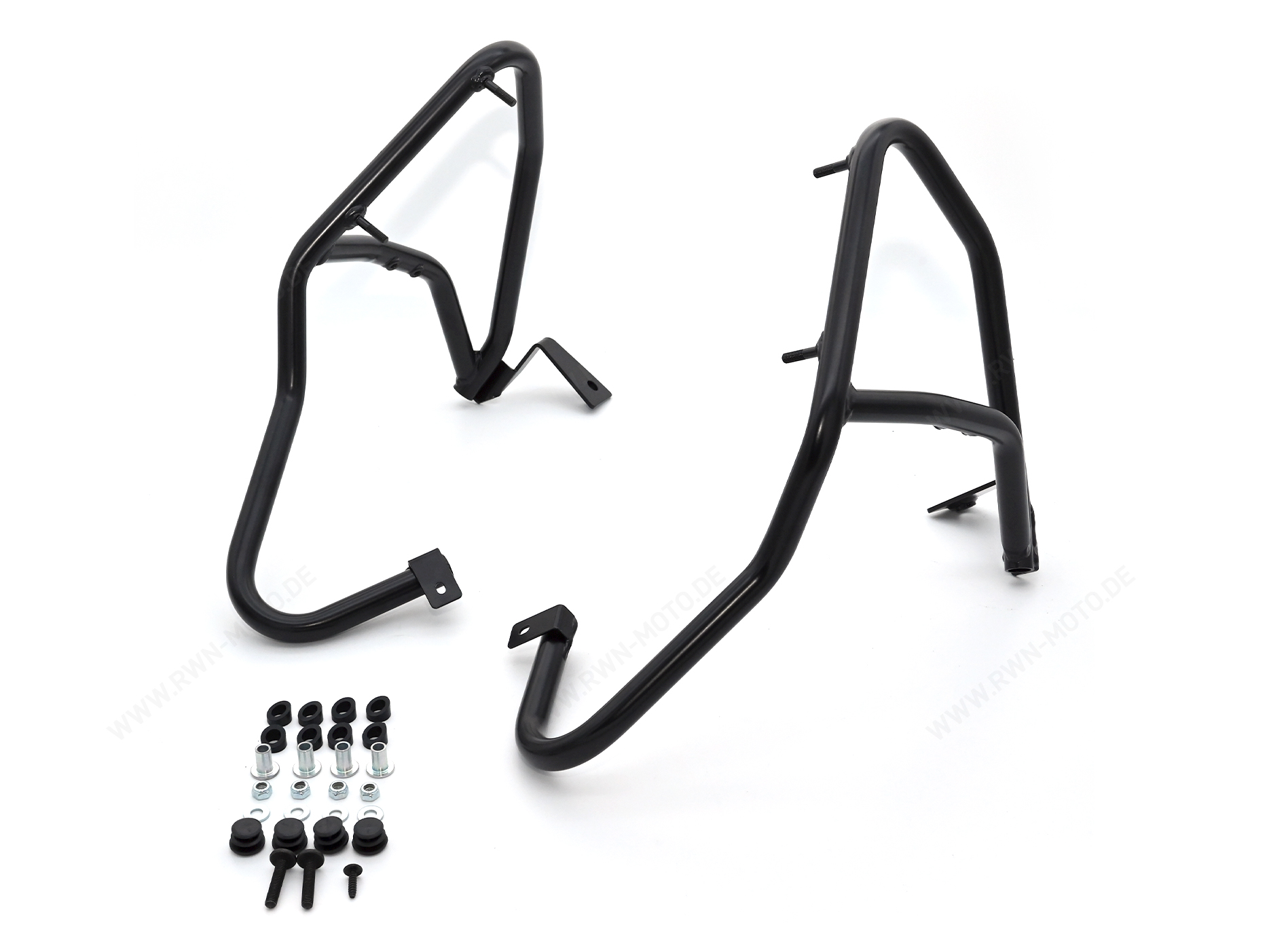 Barra de protección, delantera, negra, mate, acero inoxidable, Aprilia SR GT Compact 125 / 200