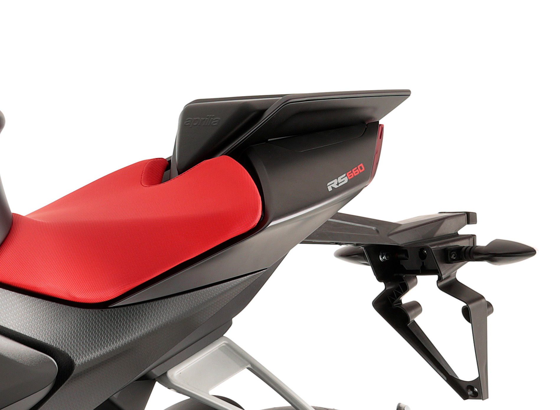 Funda asiento pasajero Apex Negro para Aprilia RS 660