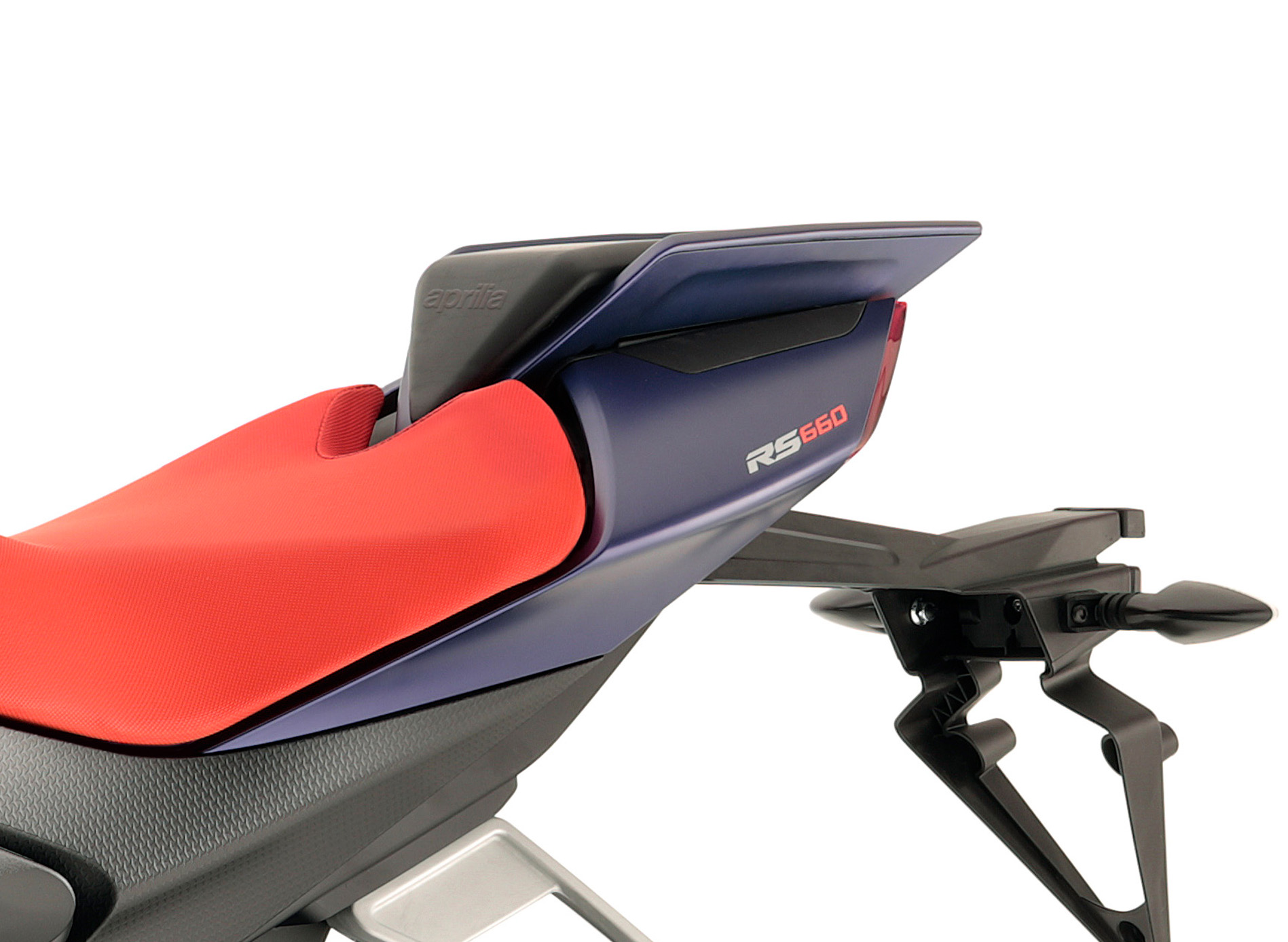 Funda asiento pasajero Rojo Lava para Aprilia RS 660