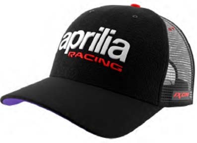 Aprilia gorra de béisbol doble colección 2024 negro púrpura