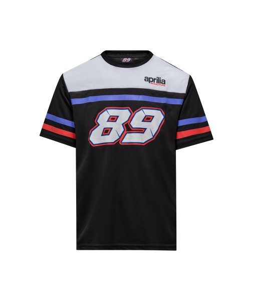 Camiseta Aprilia Racing 89 Hombre negro blanco