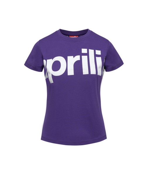Camiseta Aprilia mujer morada
