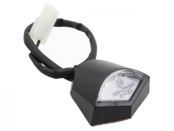 Luz de matrícula, regulable