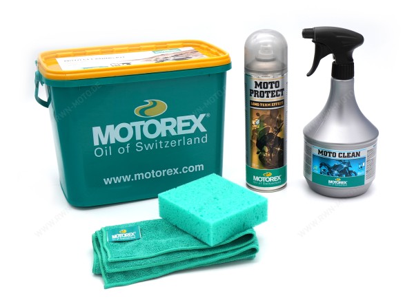 Motorex Moto Cleaning Kit - Kit de limpieza para motos