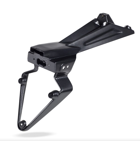Soporte de matrícula de carbono original para Aprilia RS 660 / Tuono 660