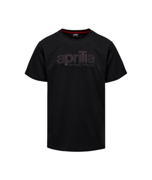 Camiseta Aprilia Racing Hombre negra