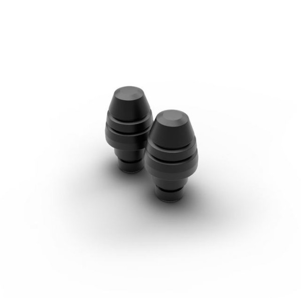 Contrapeso de manillar aluminio negro para Aprilia RSV4 / Tuono V4 1100 (25-)