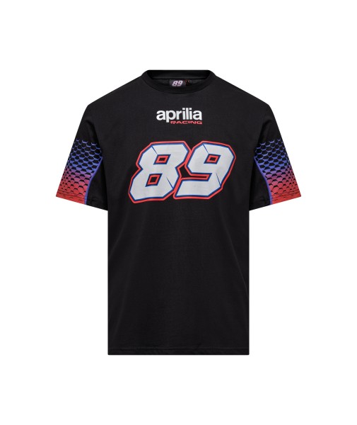 Camiseta Aprilia Racing 89 Hombre negra